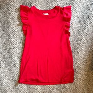 Nation LTD Paulette Ruffled Tank